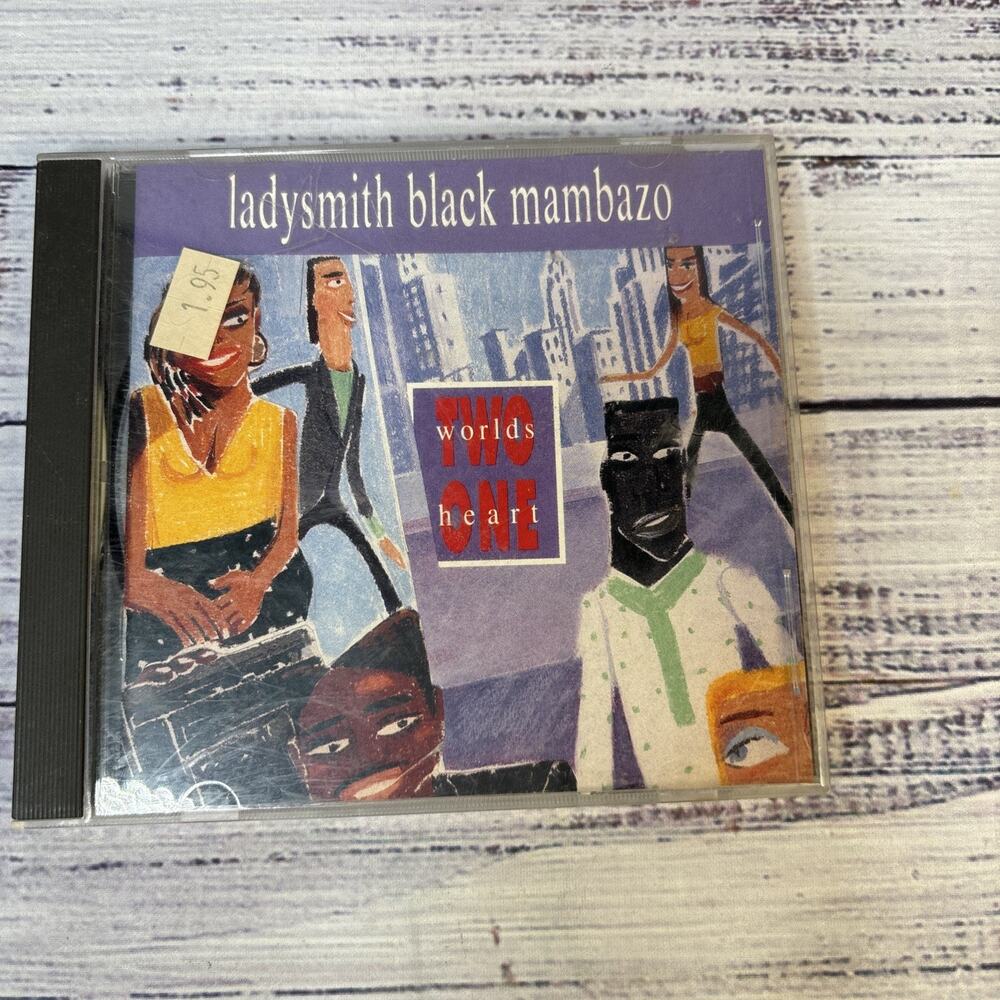 Two Worlds One Heart by Ladysmith Black Mambazo (CD, 1990)